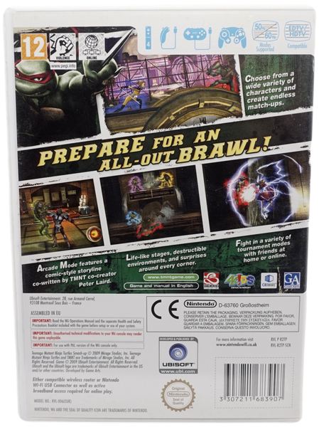 Teenage Mutant Ninja Turtles : Smash-Up (Wii)