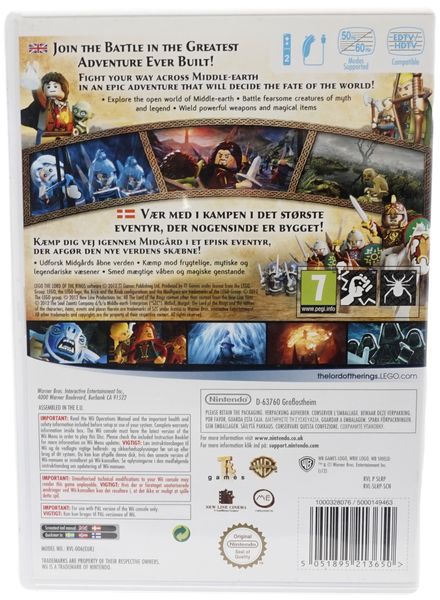 LEGO : The Lord of the Rings (Wii)