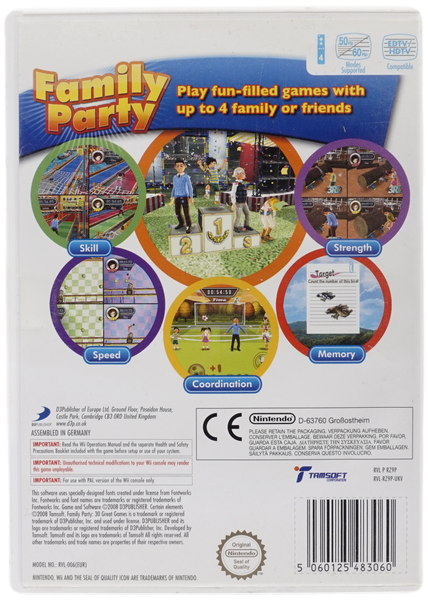 Family Party : 30 Great Games (Uden Manual) (Wii)