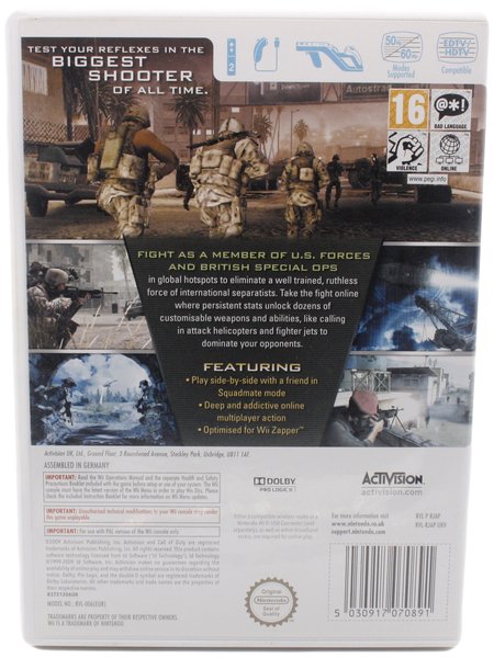 Call of Duty : Modern Warfare – Reflex Edition (Wii)
