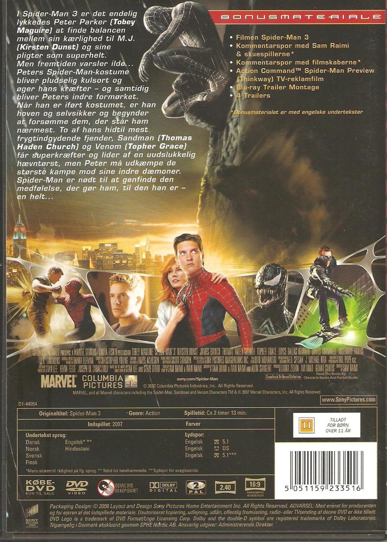 Spider-Man 3 (DVD)