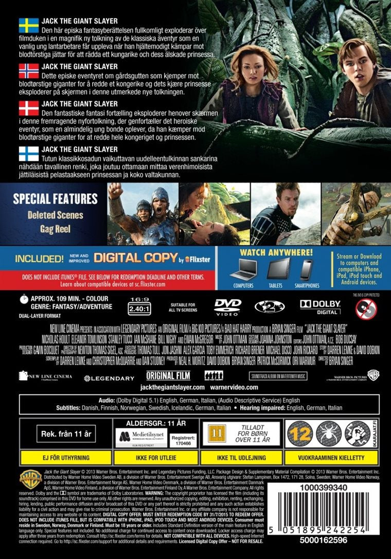 Jack The Giant Slayer (DVD)