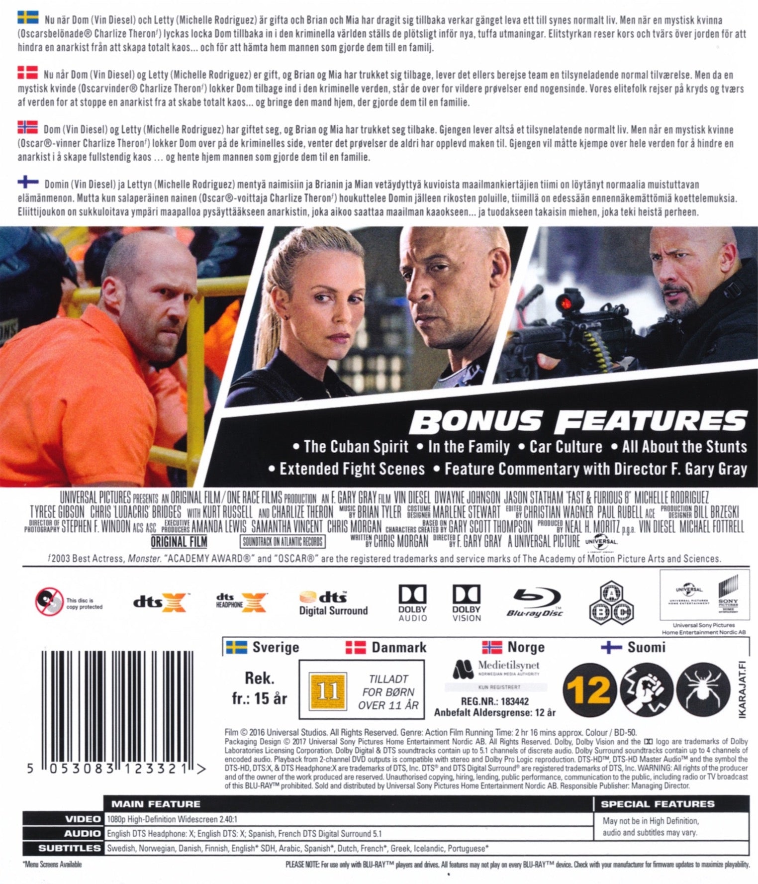Fast & Furious 8 (Blu-ray)