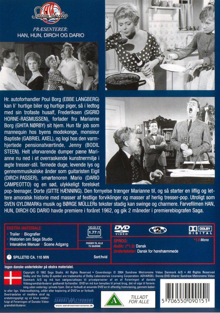Han, Hun, Dirch Og Dario (DVD)