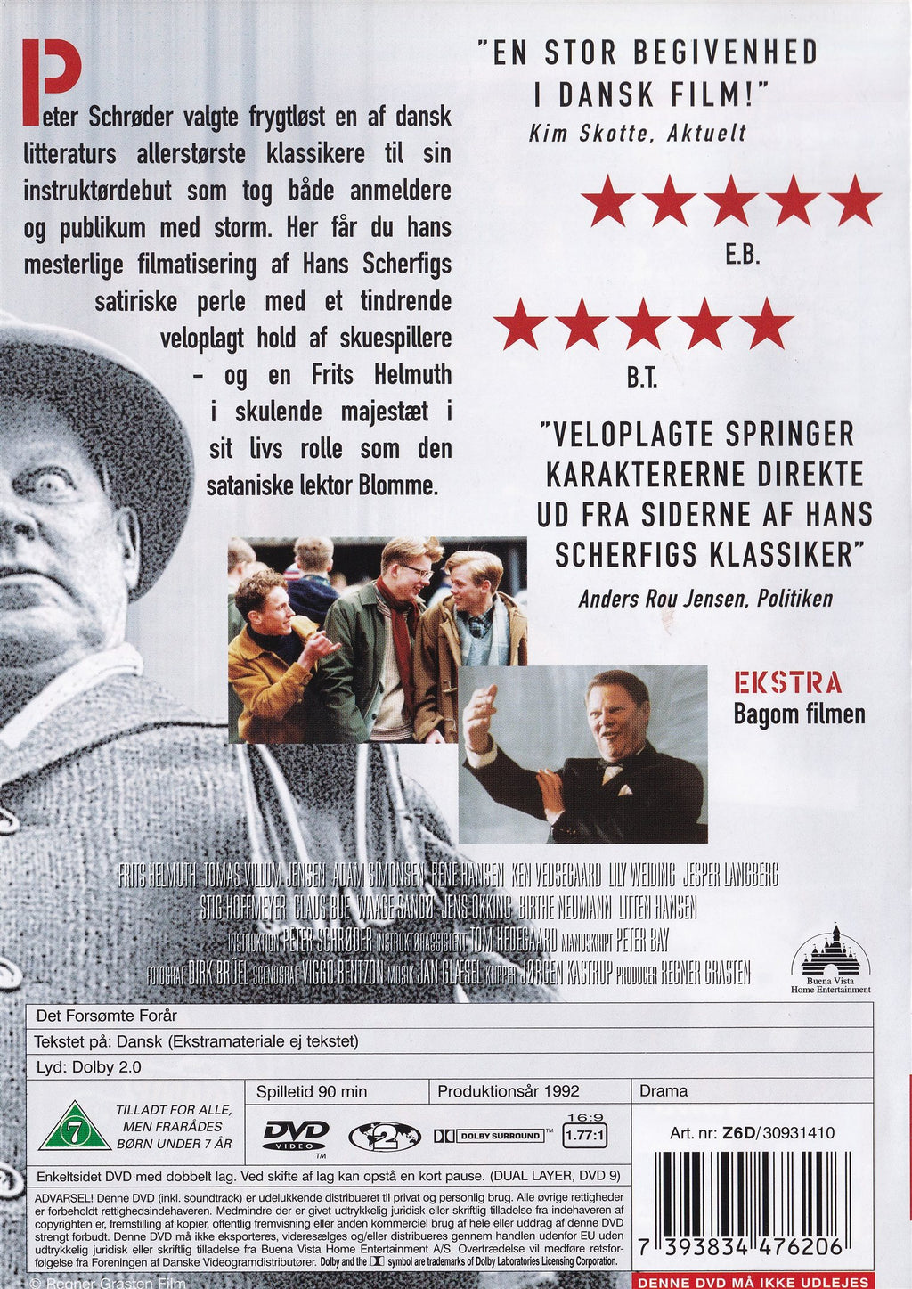 Det forsømte forår (DVD)