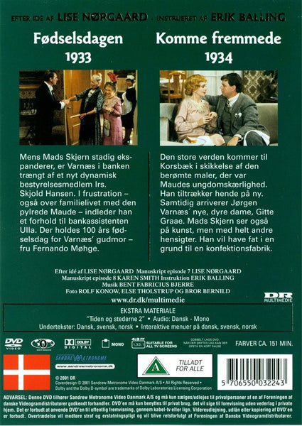 Matador: Fødselsdagen & Komme fremmede 1933-34 - Episode 7 & 8 (DVD)