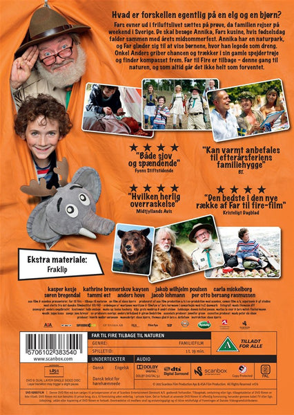 Far til Fire - Tilbage Til Naturen (DVD)