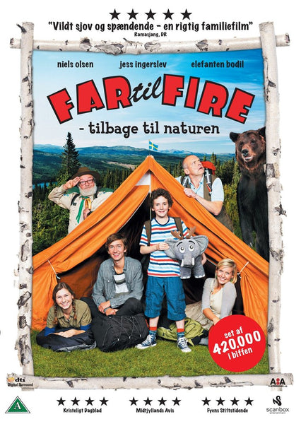 Far til Fire - Tilbage Til Naturen (DVD)