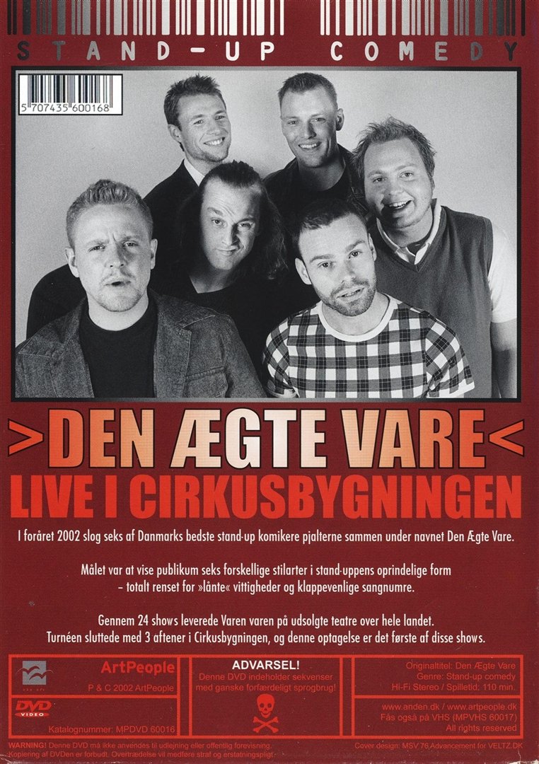 Den Ægte Vare: Live i Cirkusbygningen (DVD)