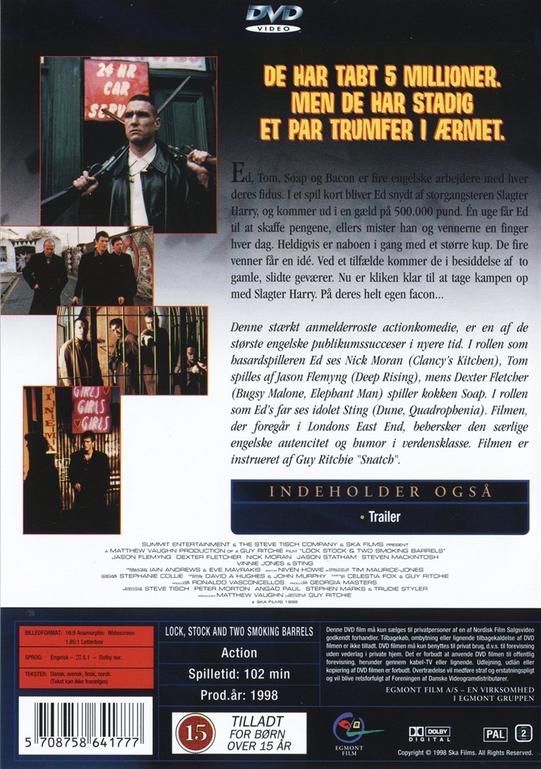 Lock, Stock & Two Smoking Barrels: Rub & Stub og To Rygende Geværer (DVD)