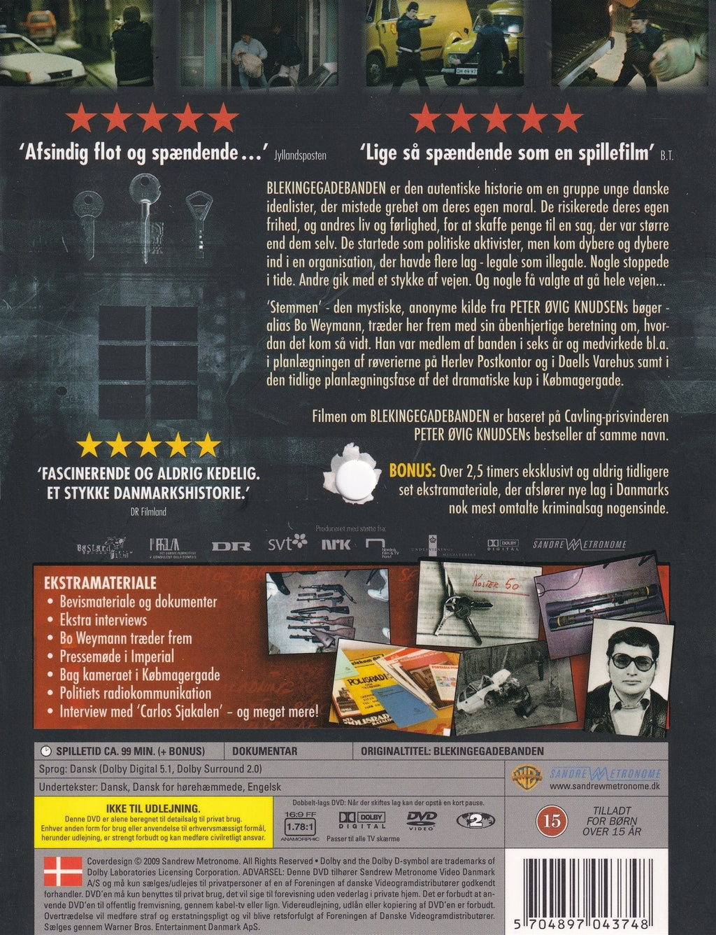 Blekingegadebanden (DVD)