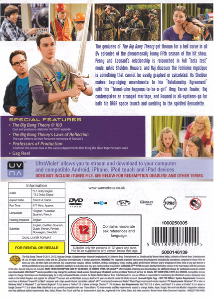 The Big Bang Theory: The Complete Fifth Season (DVD)