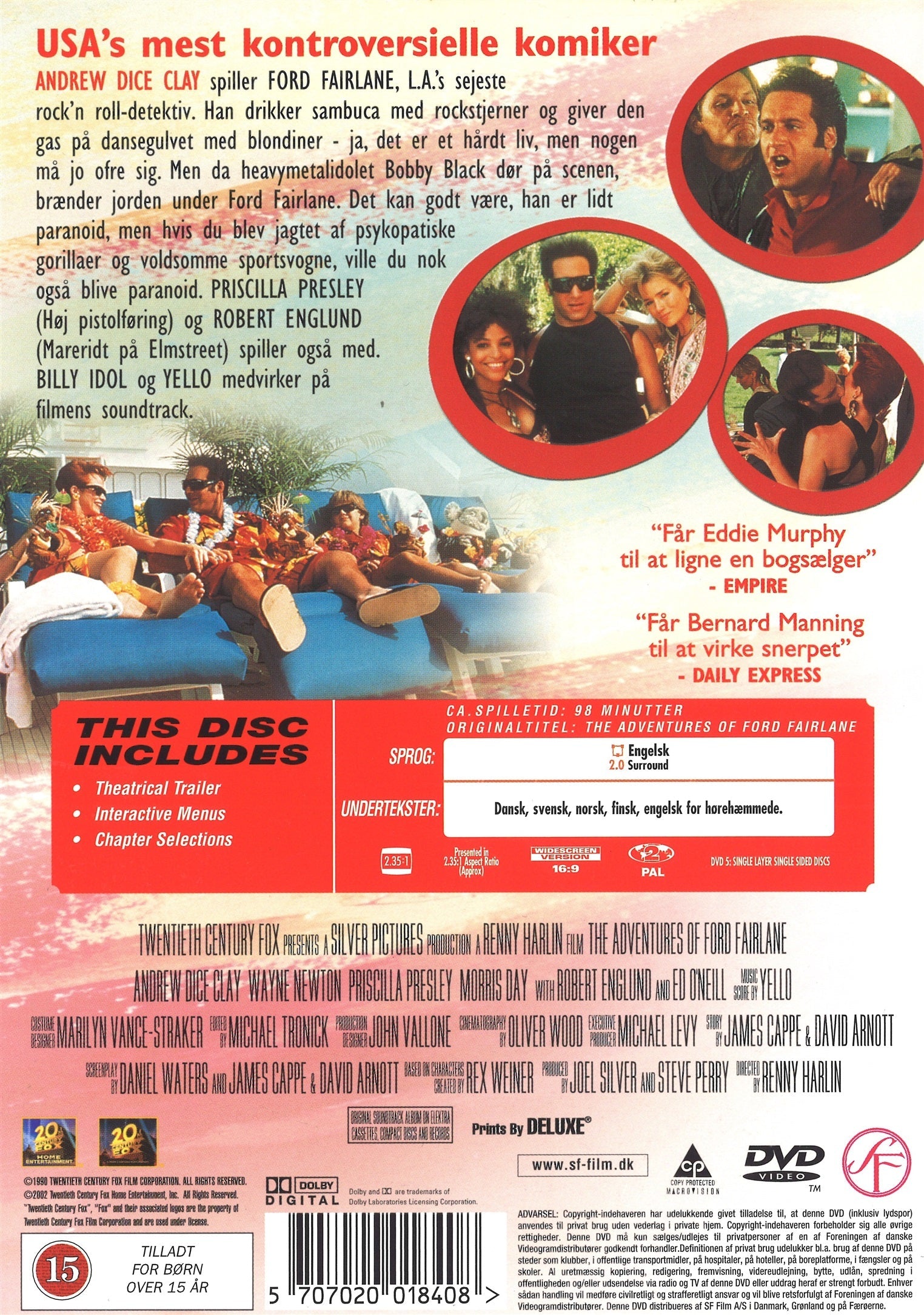 Ford Fairlane: Rock 'N' Roll Detektiv (DVD)