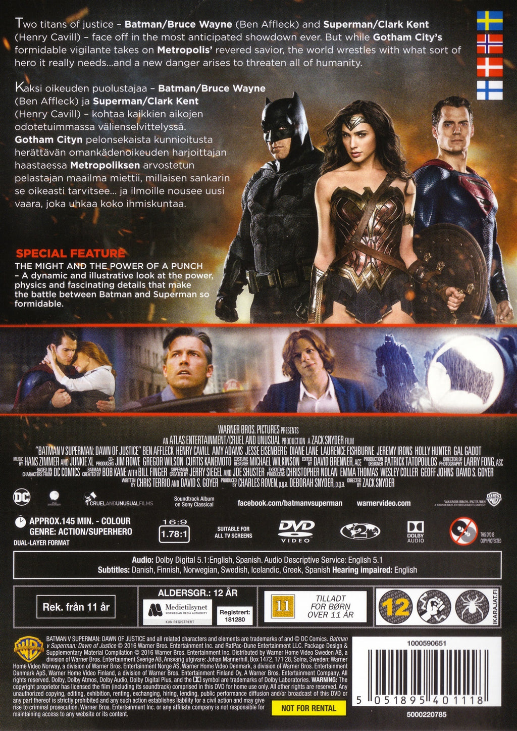 Batman V Superman: Dawn Of Justice (DVD)