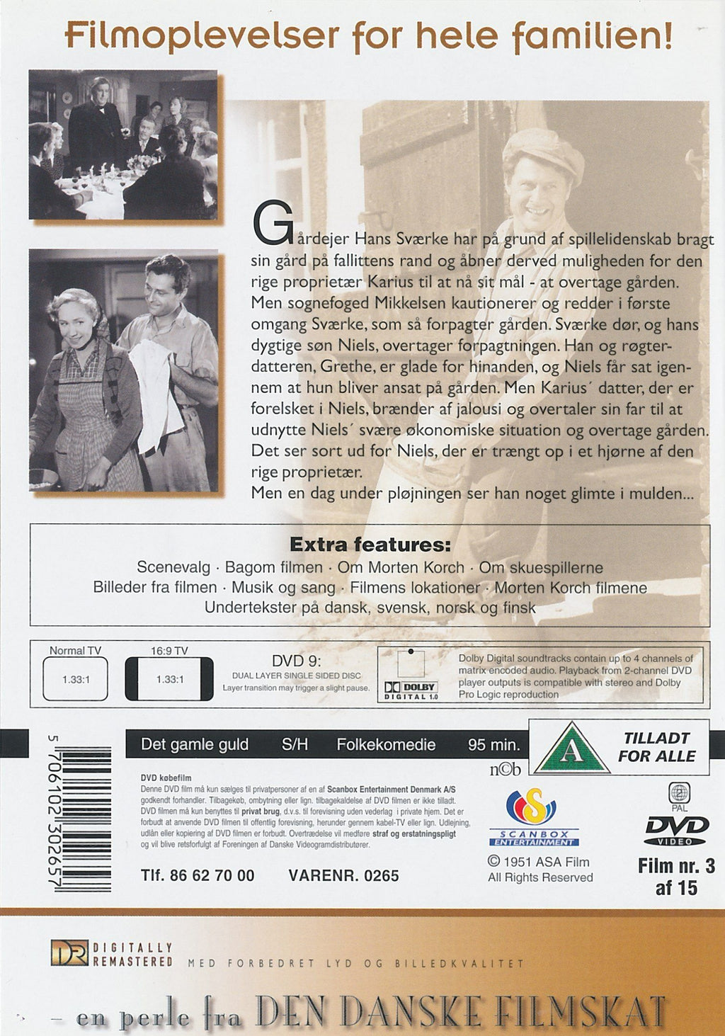 Det gamle guld (DVD)