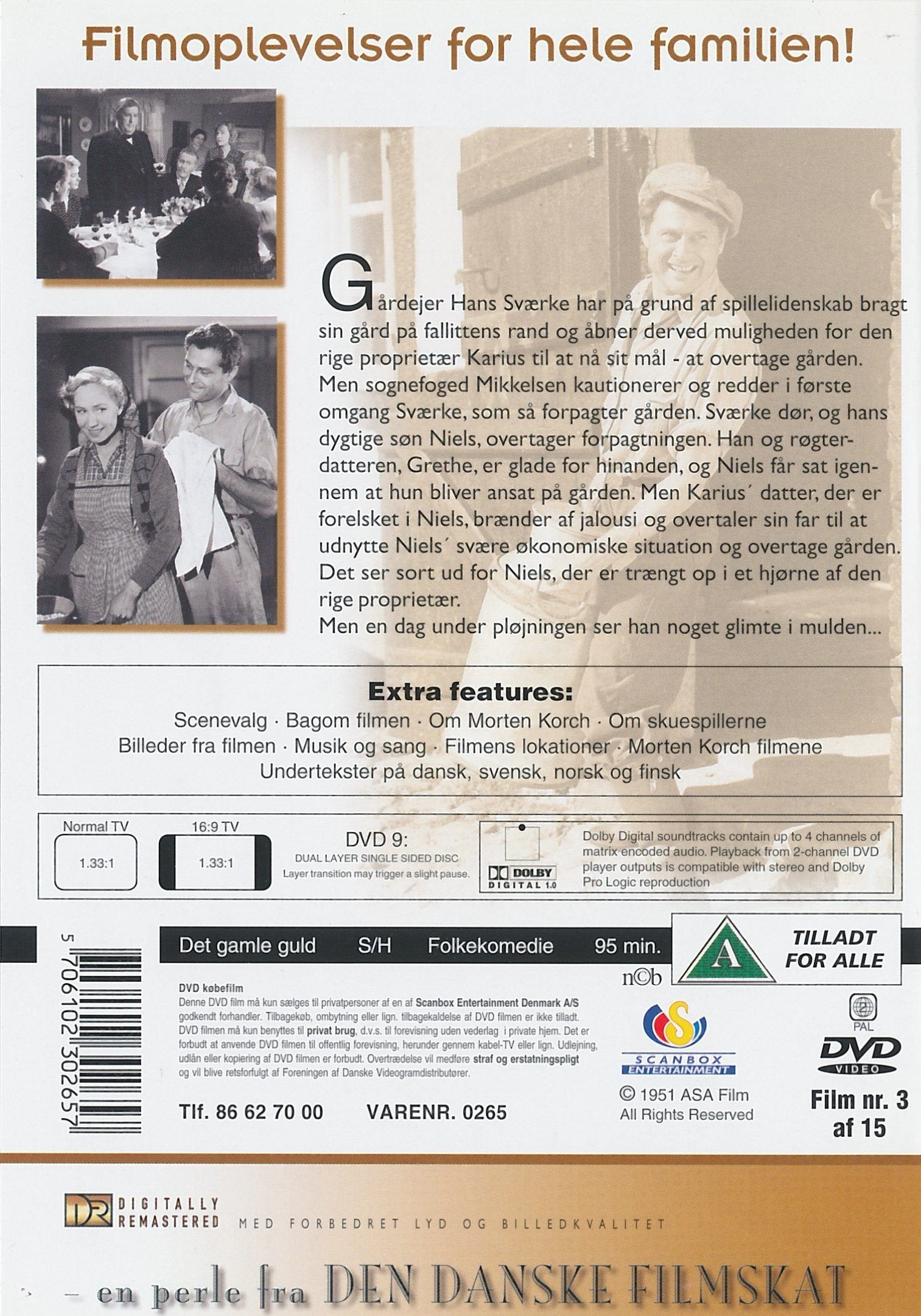 Det gamle guld (DVD)