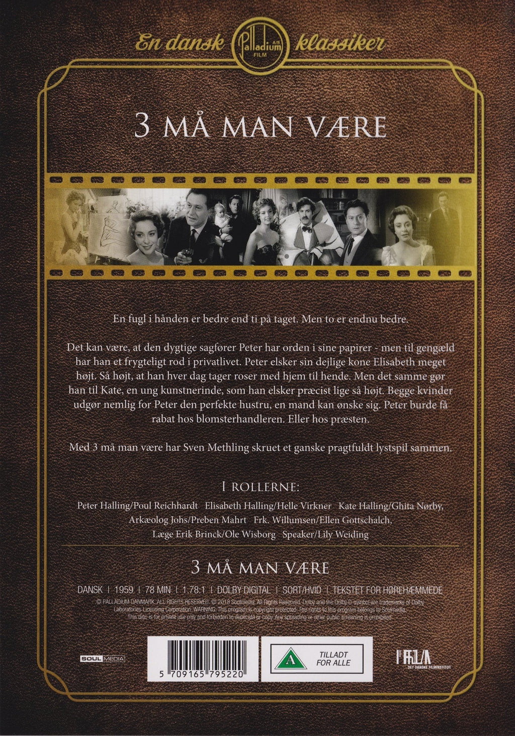 3 må man være (DVD)