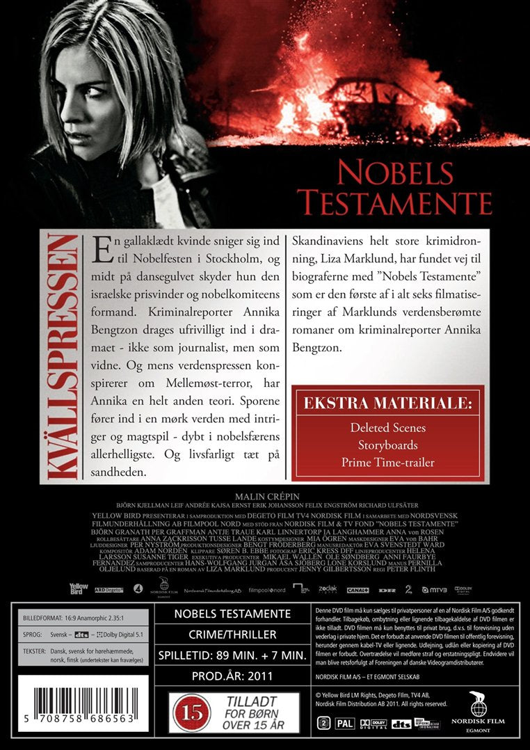 Nobels Testamente (DVD)