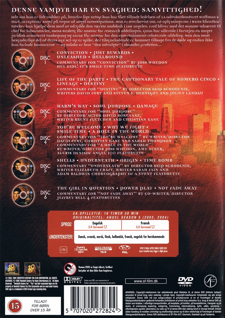 Angel: Season Five DVD Collection (DVD)