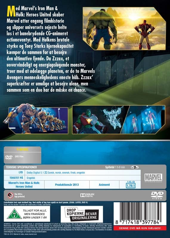 Iron Man & Hulk: Heroes United (DVD)
