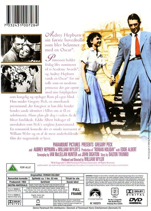 Prinsessen Holder Fridag (DVD)