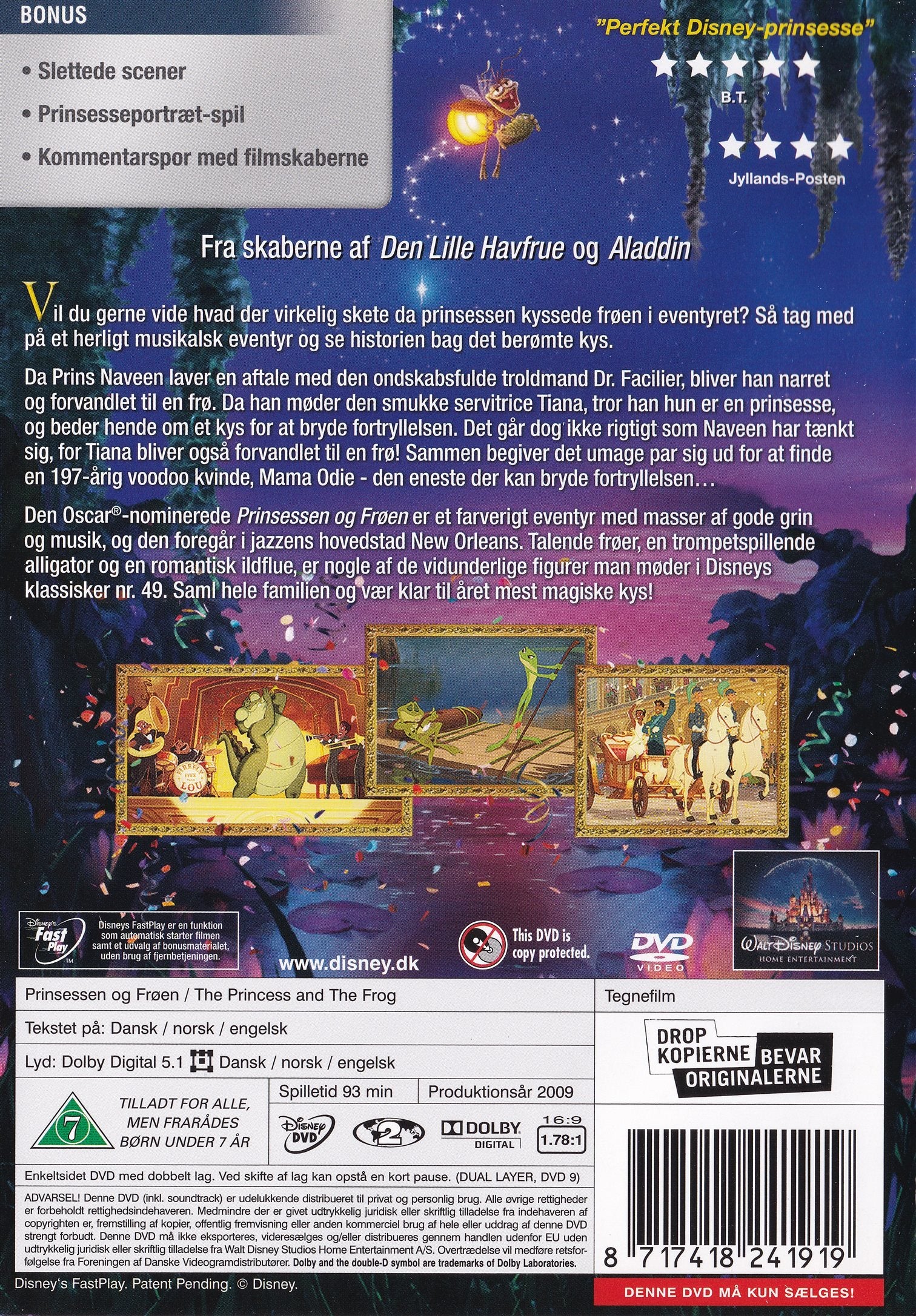 Prinsessen og Frøen (DVD)