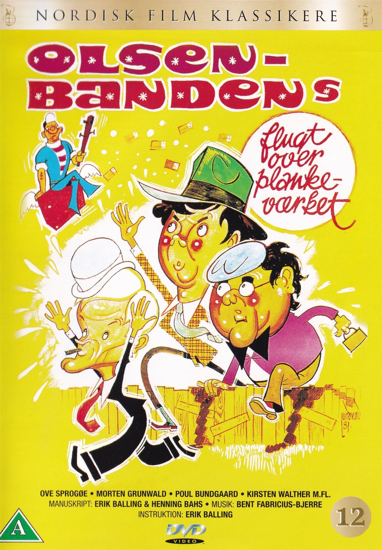 Olsen Bandens Flugt Over Plankeværket (DVD)