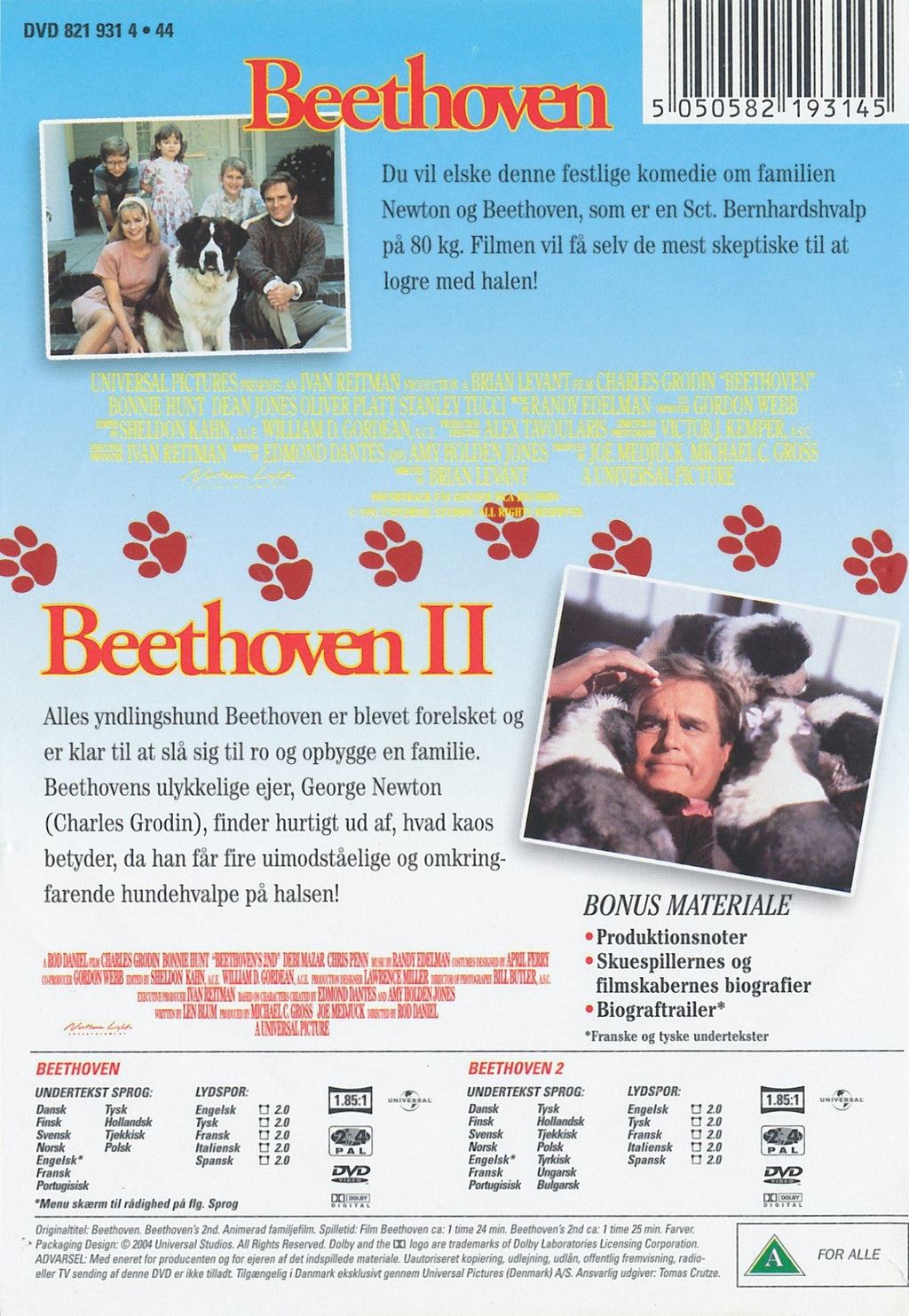 Beethoven & Beethoven II (DVD)