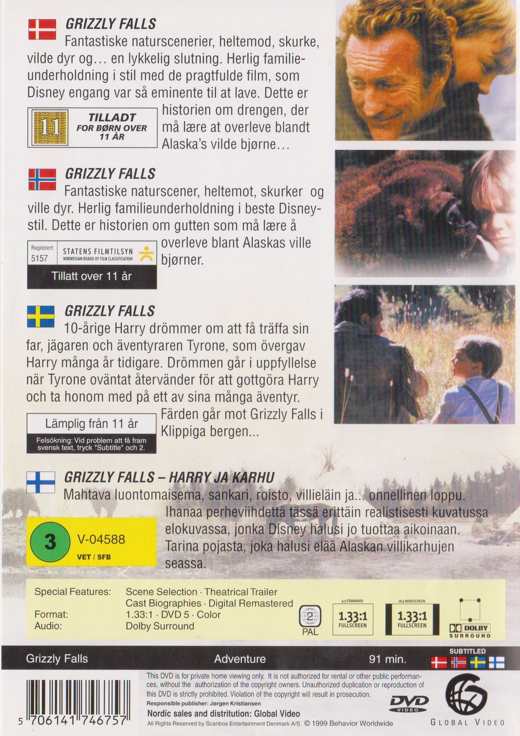 Grizzly Falls (DVD)