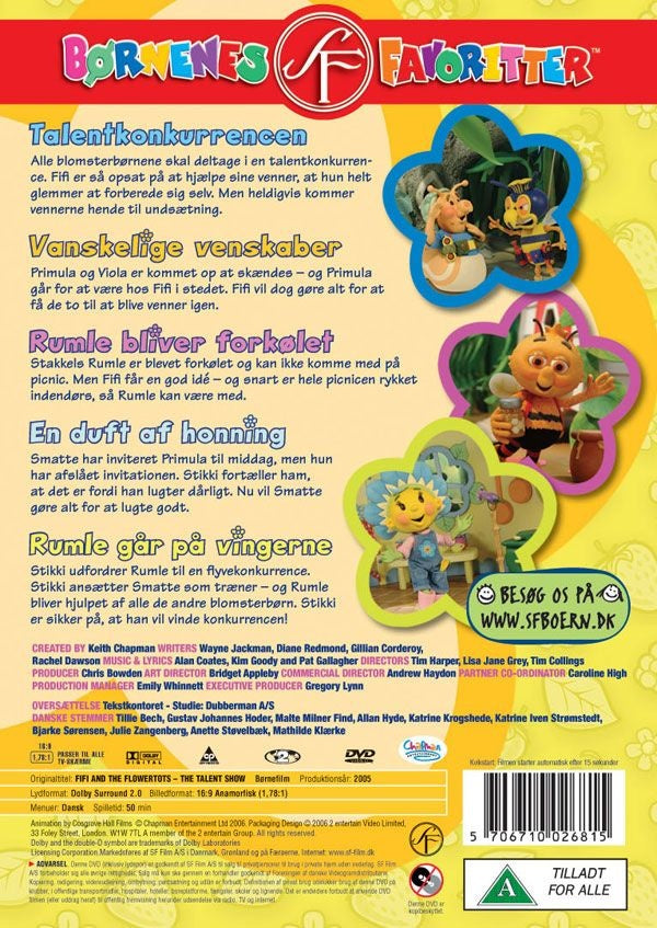 Fifi og blomsterbørnene - Talentkonkurrencen og andre historier (DVD)