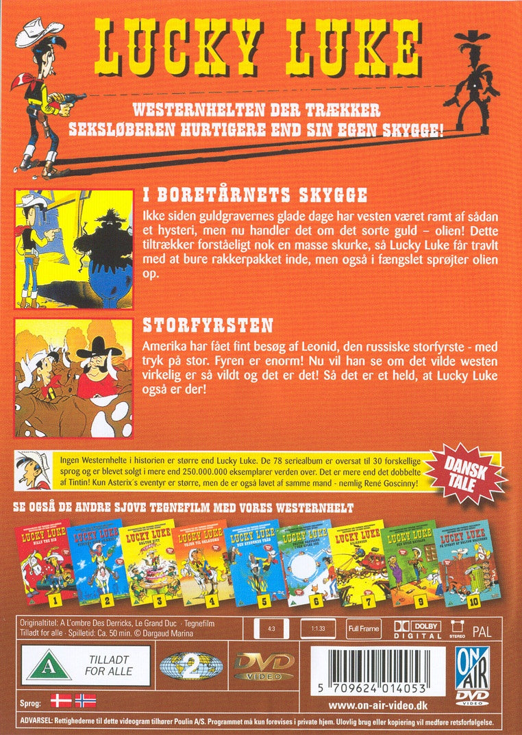 Lucky Luke: I boretårnets skygge (DVD)