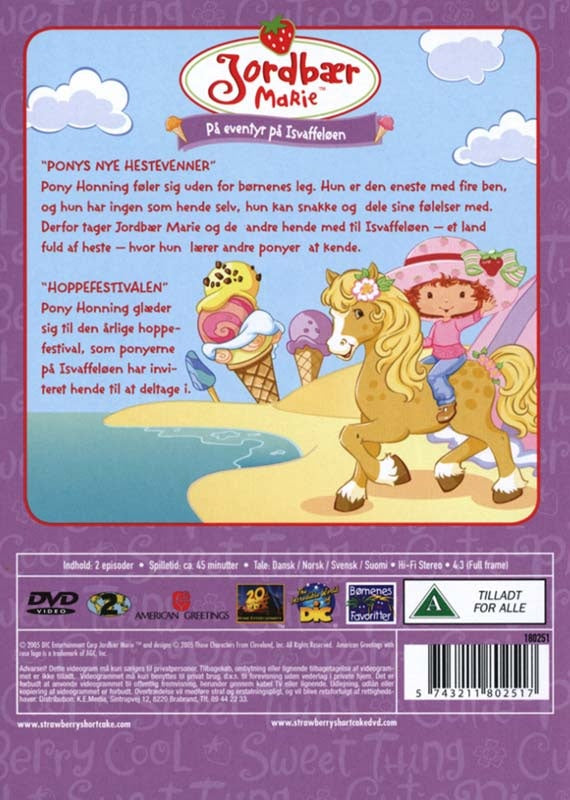 Jordbær Marie - På Eventyr På Isvaffeløen (DVD)