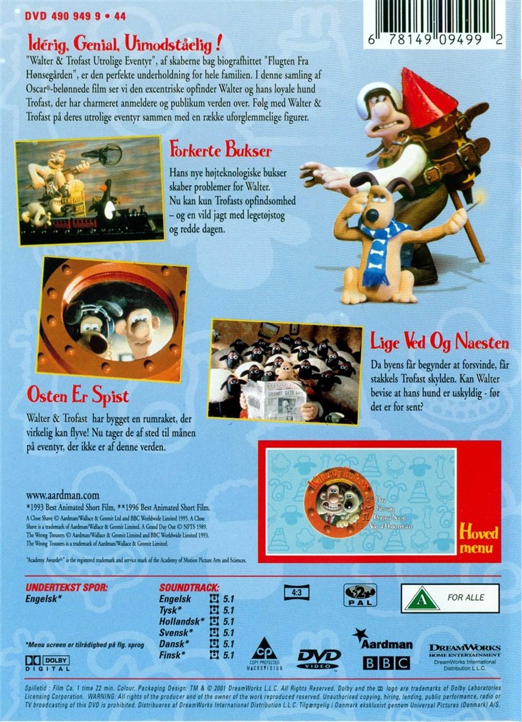 Walter og Trofast - Utrolige Eventyr (DVD)