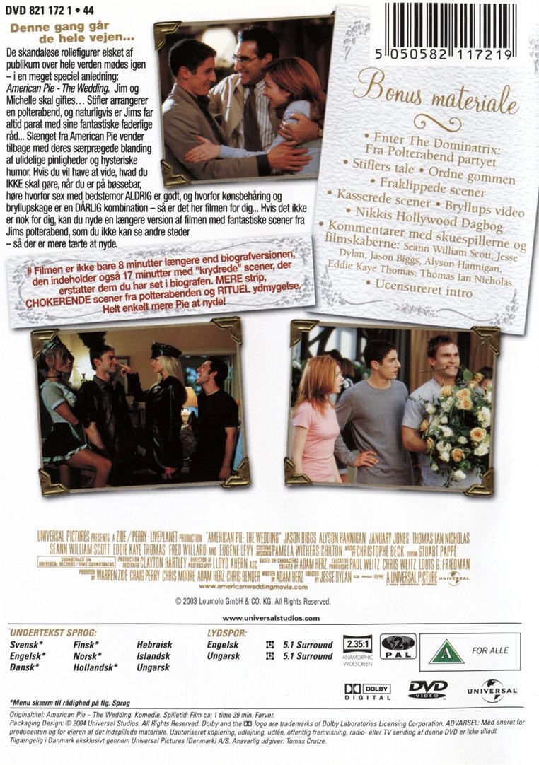 American Pie 3: The Wedding (DVD)