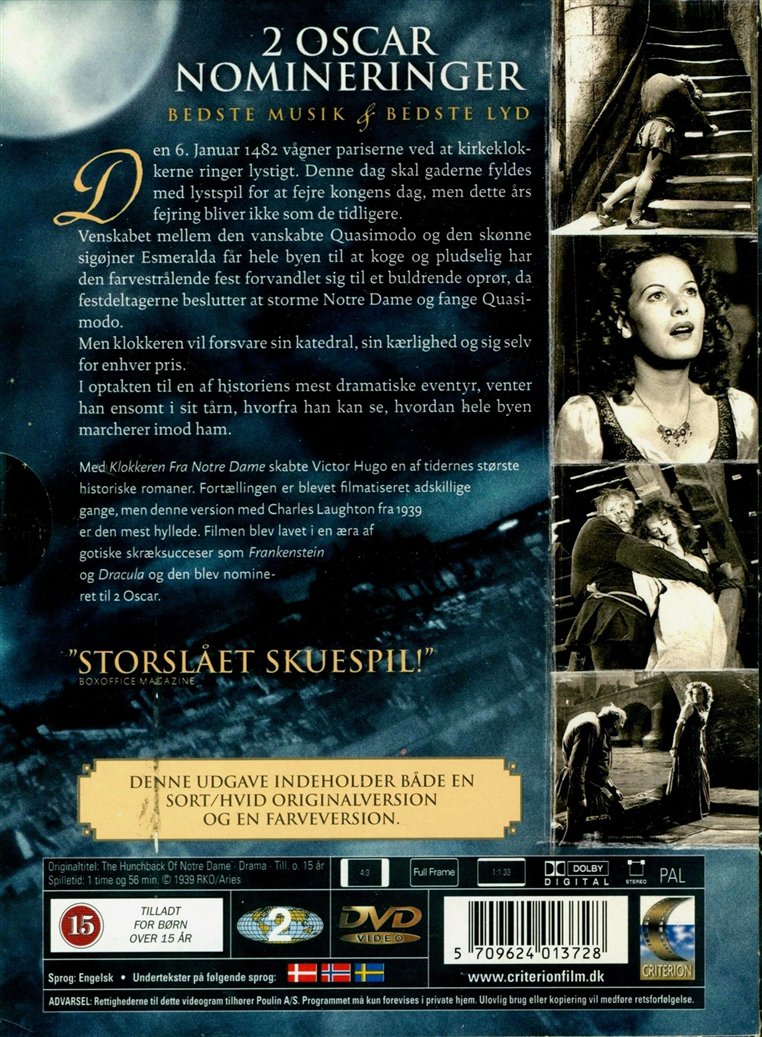 Klokkeren fra Notre Dame (DVD)