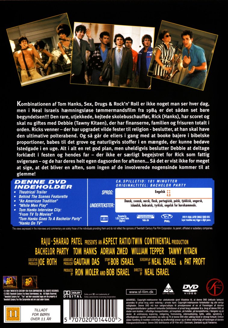Bachelor Party: Polterabend for Viderekomne (DVD)