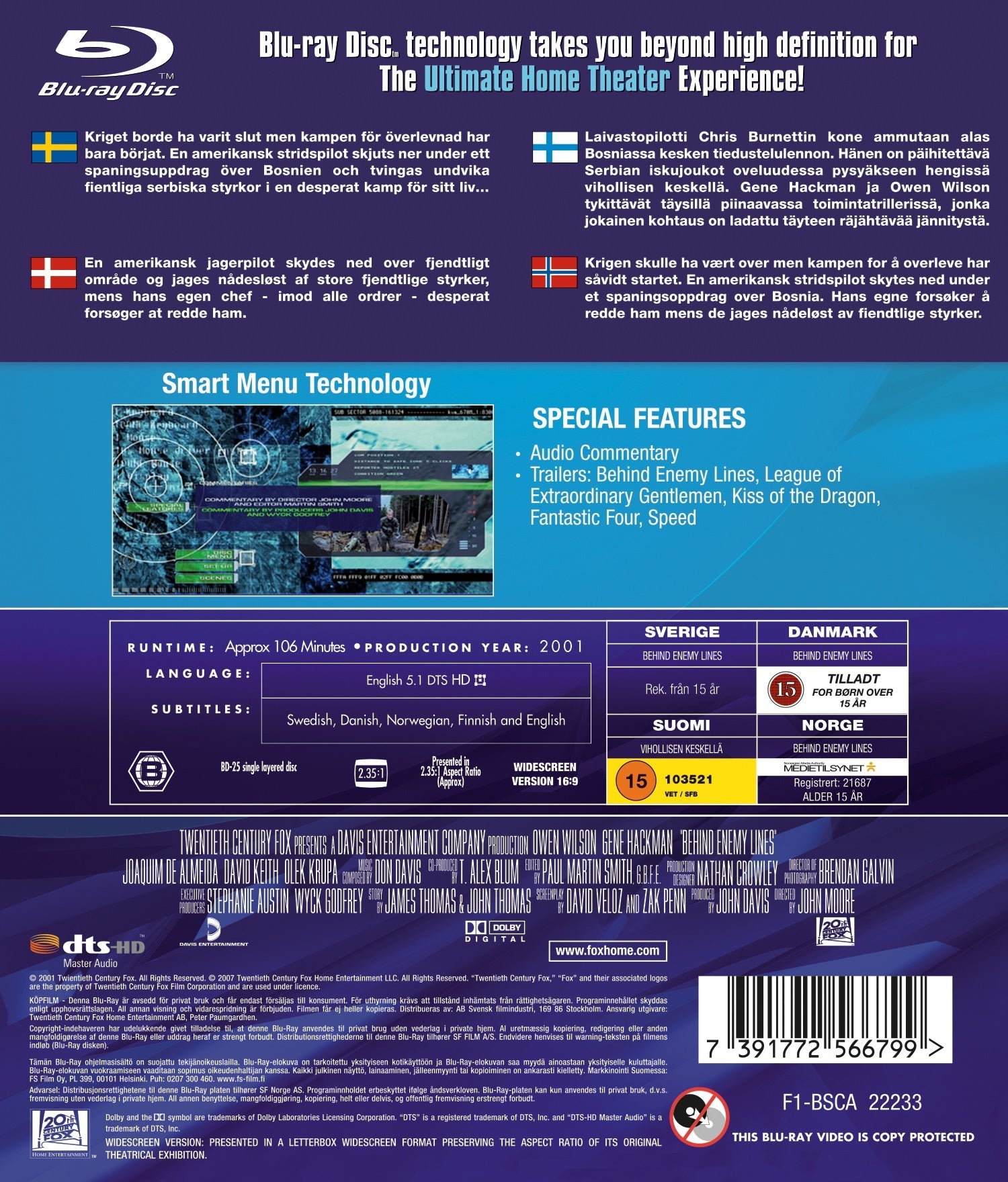Behind Enemy Lines (Blu-ray)