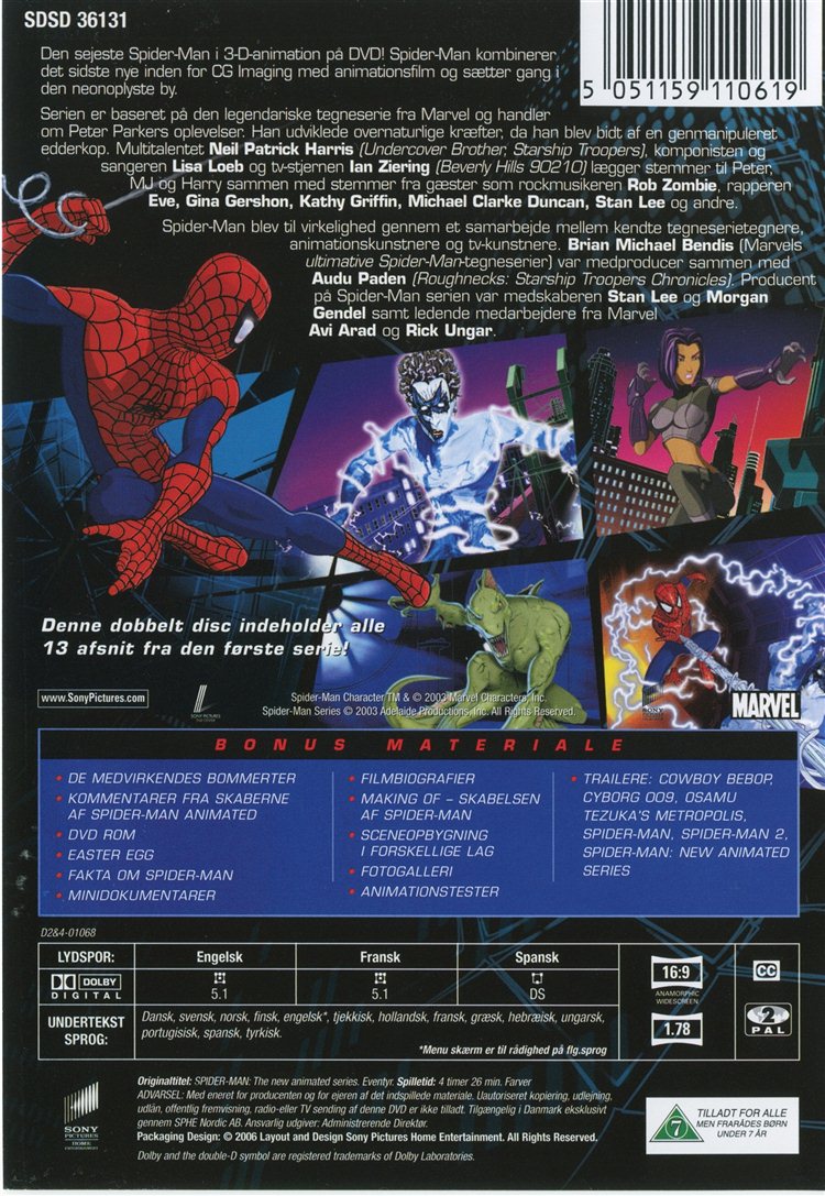 Spider-man - Den nye animationsserie (DVD)