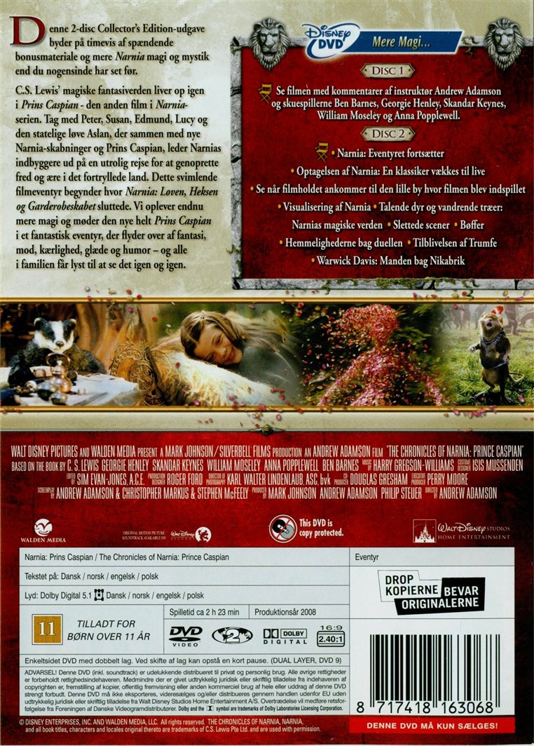 Narnia: Prins Caspian (DVD)