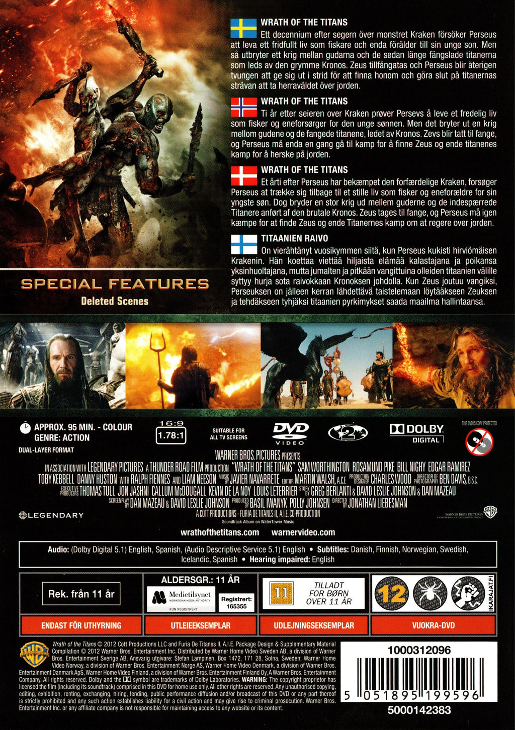 Wrath of the Titans (DVD)