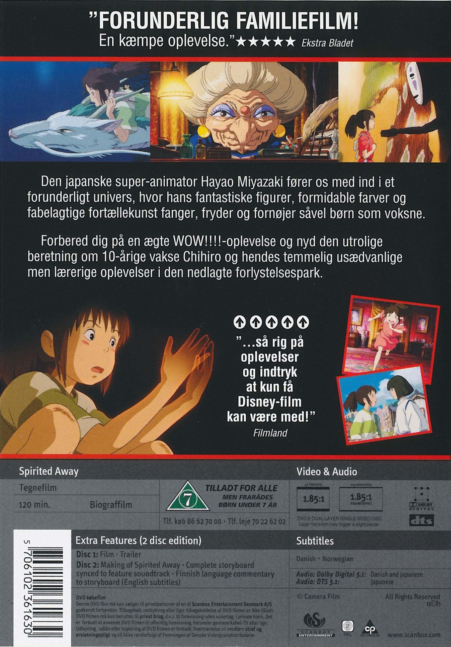 Chihiro og heksene (DVD)
