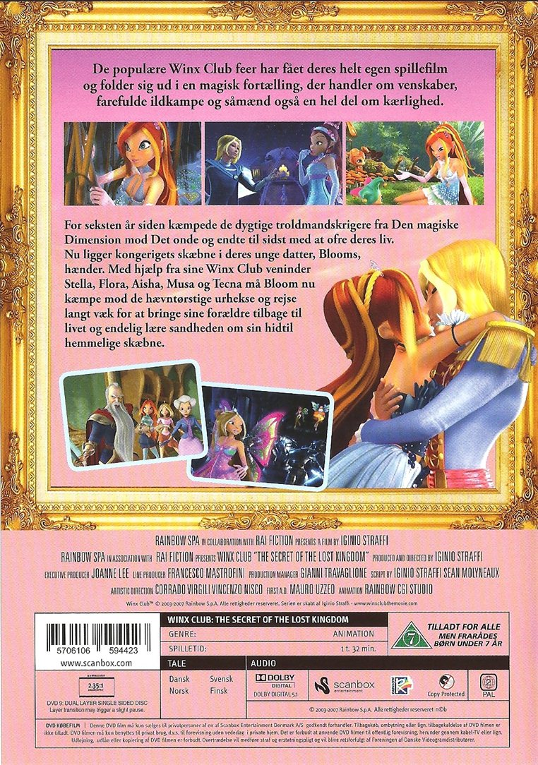 Winx Club - Det Fortabte Kongerige (DVD)