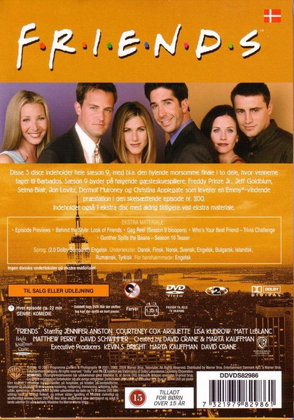 Friends - Sæson 9 + bonus disc (DVD)