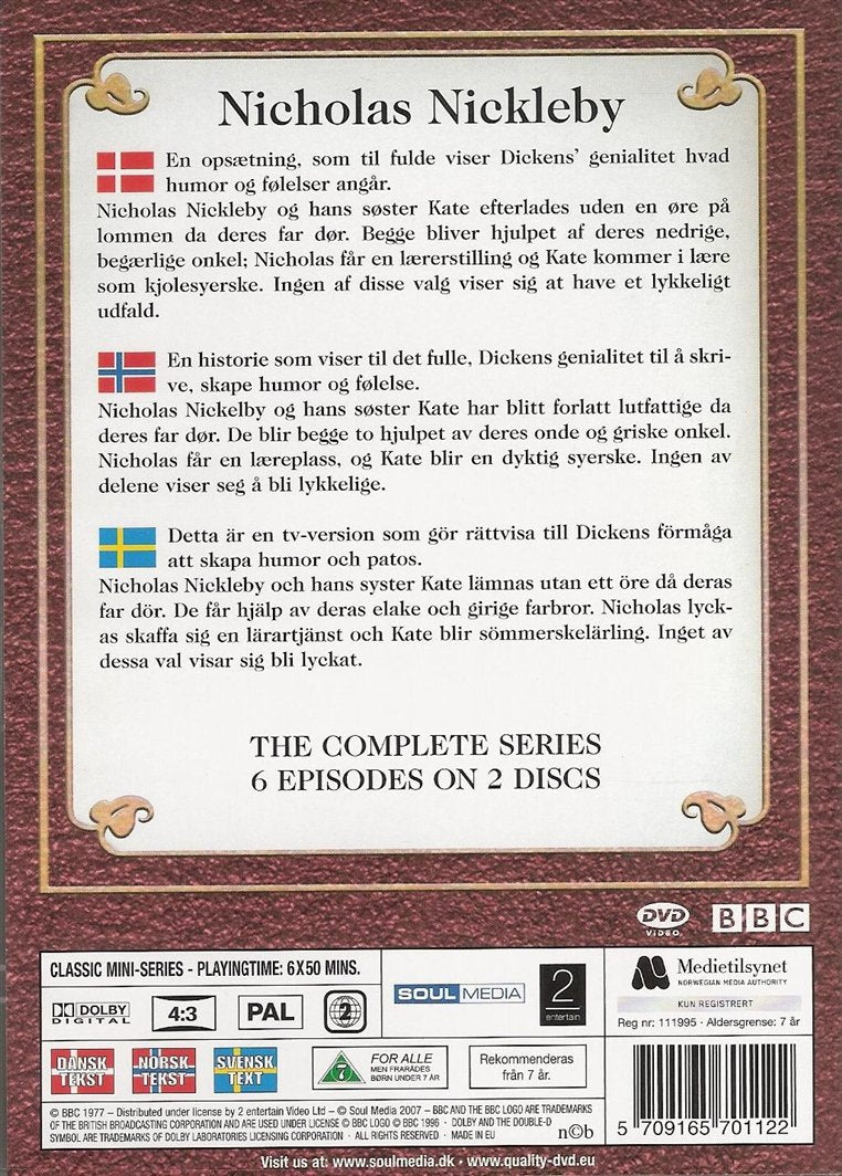 Nicholas Nickleby (DVD)