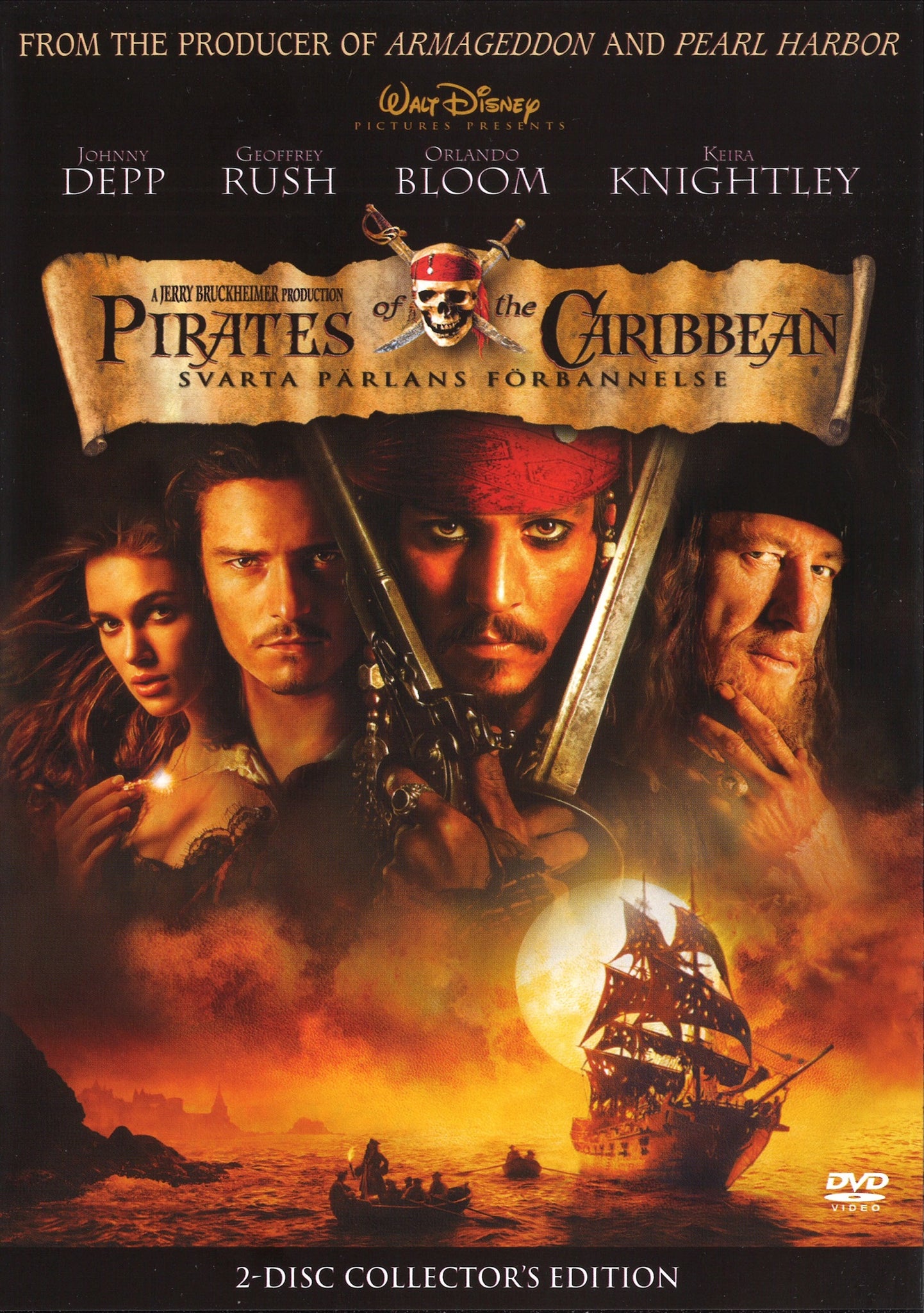 Pirates of the Caribbean: Svarta Pärlans Förbannelse (DVD)