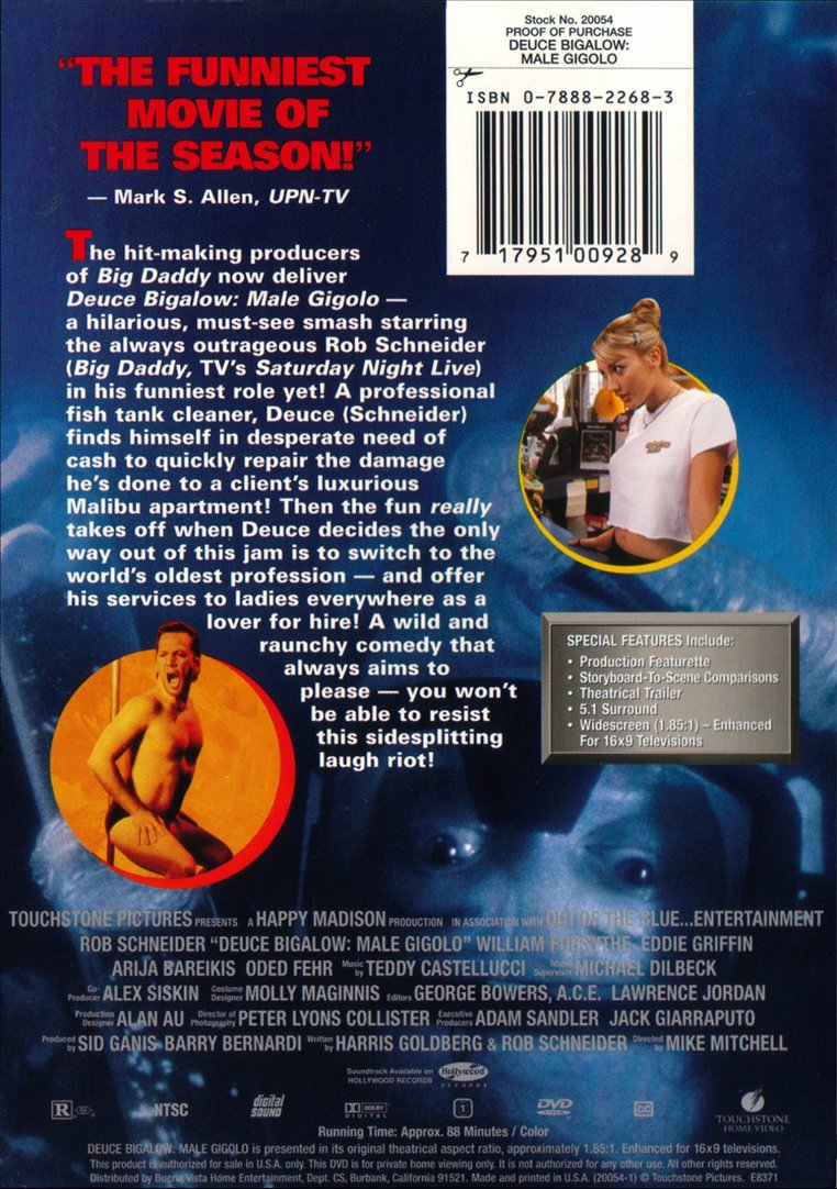 Deuce Bigalow: Male Gigolo (DVD)
