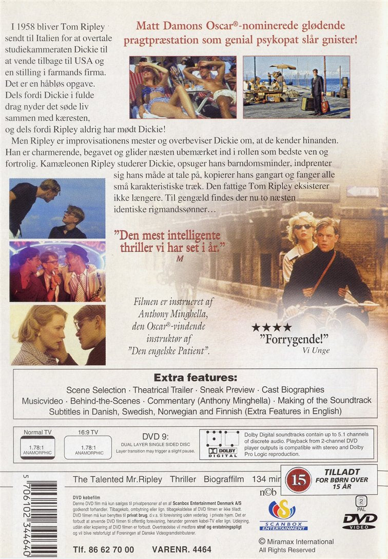 The Talented Mr. Ripley (DVD)