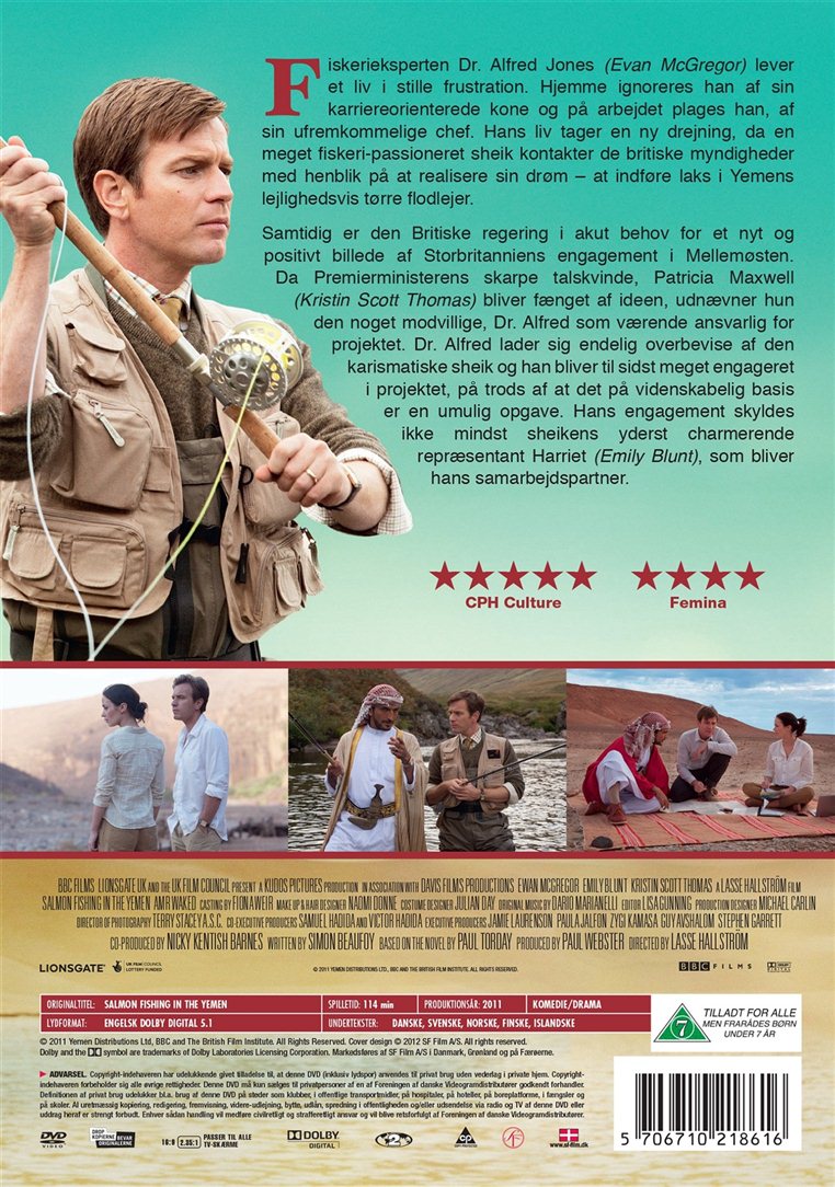 Laksefiskeri i Yemen (DVD)