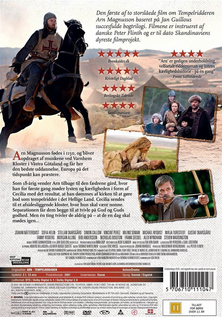 Arn: Tempelridderen (DVD)