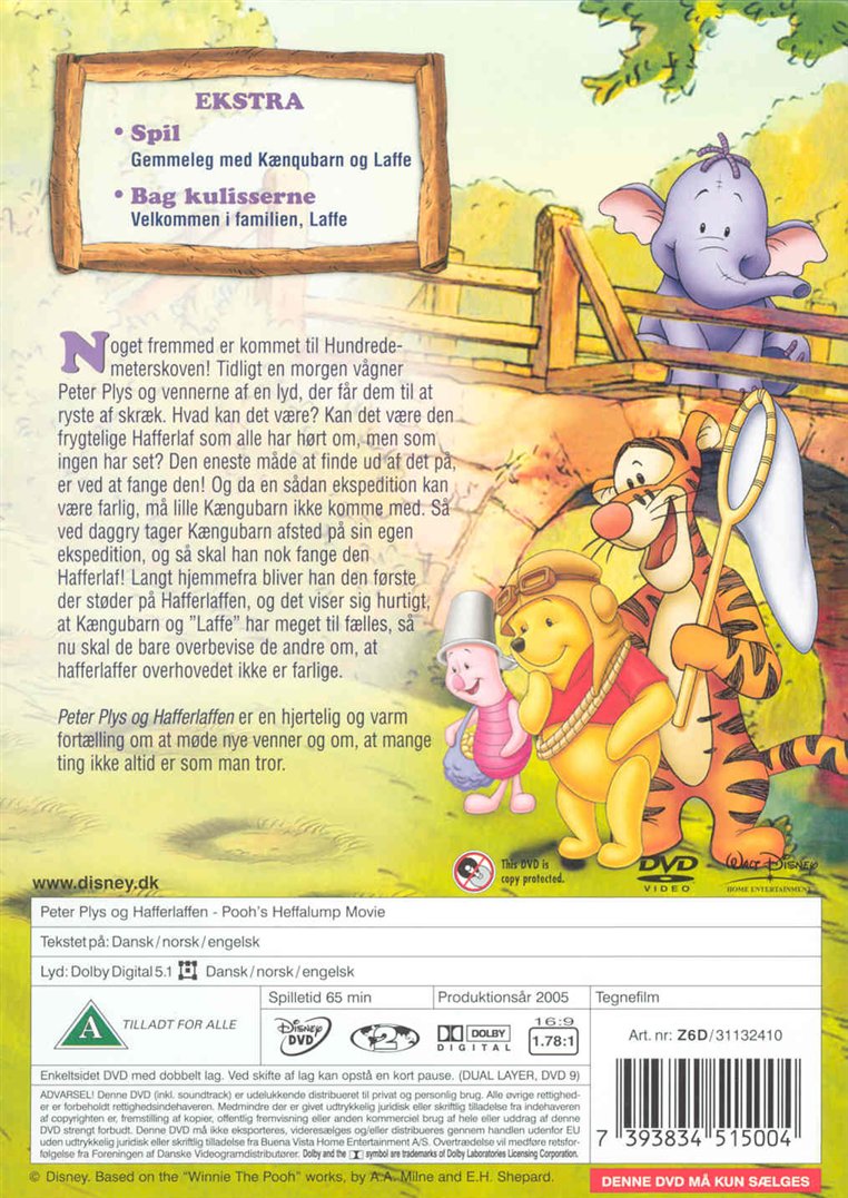 Peter Plys og Hafferlaffen (DVD)